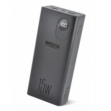Універсальна мобільна батарея Brevia 30000mAh 15.5W Li-Pol, LCD
