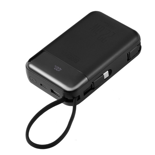 Универсальная мобильная батарея Brevia 20000mAh 22.5W Type-C+Lightning Cable, Li-Pol, LCD