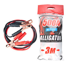Провода-прикурювачі Alligator 500А, 3м BC653 Провода-прикурювачі Alligator 500А, 3м BC653