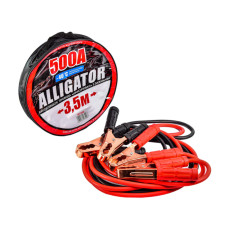 Провода-прикурювачі Alligator 500А, 3,5м, кругла сумка BC652 Провода-прикурювачі Alligator 500А, 3,5м, кругла сумка BC652