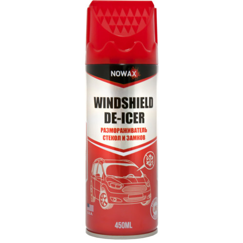 Розморожувач лобового скла Nowax Windshield De-Icer, 450мл