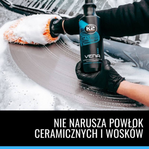 Автошампунь гидрофобный K2 Vena Pro, 1л