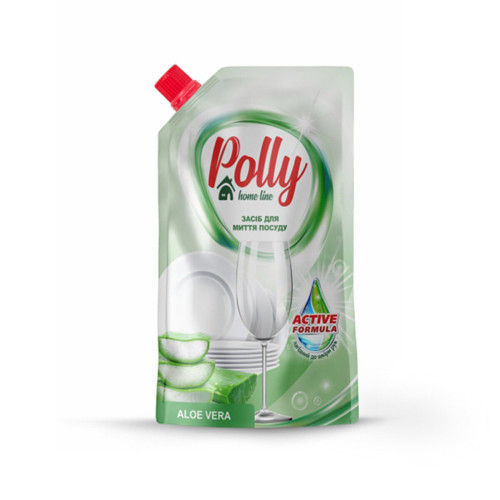 Засіб для миття посуду POLLY алое вера дой-пак, 500мл