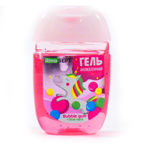 Антисептичний гель AlmaSept для рук Jungle Bubble gum