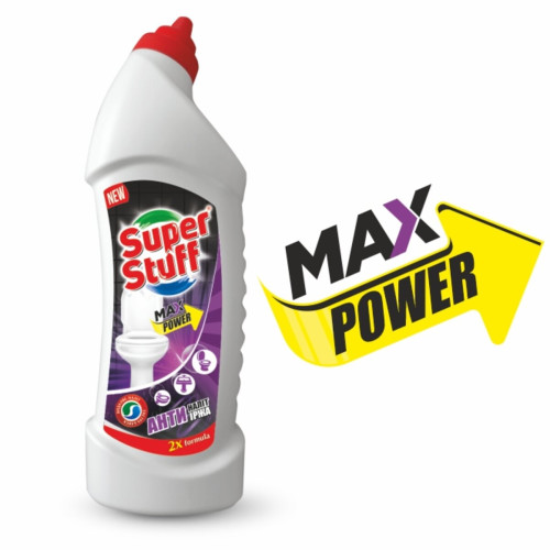 Средство для мытья унитаза Super Stuff max power, 1000мл