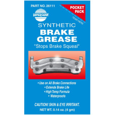Змазка для частин гальмівної системи Versachem Synthetic Caliper Grease, 4г Змазка для частин гальмівної системи Versachem Synthetic Caliper Grease, 4г