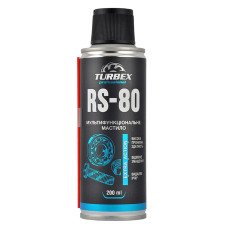 Змазка багатофункціональна Turbex RS-80 Multifunctional Lubricant, 200мл Змазка багатофункціональна Turbex RS-80 Multifunctional Lubricant, 200мл