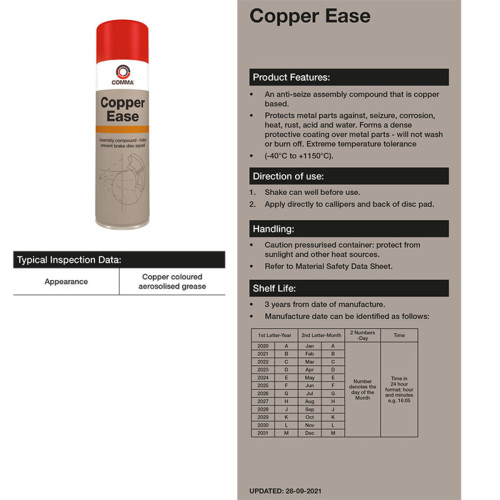 Змазка Comma COPPER EASE 500мл