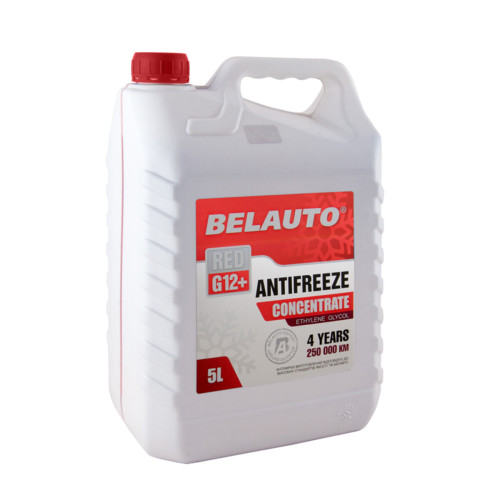 Антифриз BELAUTO RED G12+ (червоний, концентрат) 5л