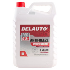 Антифриз BELAUTO RED G12+ (червоний, концентрат) 5л Антифриз BELAUTO RED G12+ (червоний, концентрат) 5л