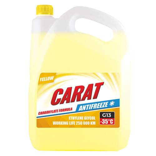 Антифриз CARAT G13 YELLOW (желтый) 4,3кг