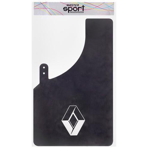 Брызговики MASTER SPORT RENAULT черный (большой) 2шт (57288)