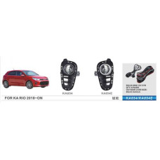 Протитуманні фари KIA Rio, 2017-20, KA-854E, 9006-12V55W, ел.проводка