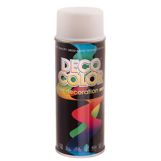 Deco Color Фарба аероз. 400ml Decoration/бiлий мат (RAL9010/63055/720187) Deco Color Фарба аероз. 400ml Decoration/бiлий мат (RAL9010/63055/720187)