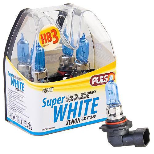 Лампы PULSO галогенные HB3 9005 P20D 12v65w super white plastic box (LP-95651)