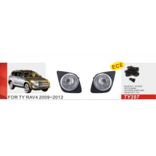 Протитуманні фари Toyota RAV-4 2008-10, TY-397, H11-12V55W, ел.проводка