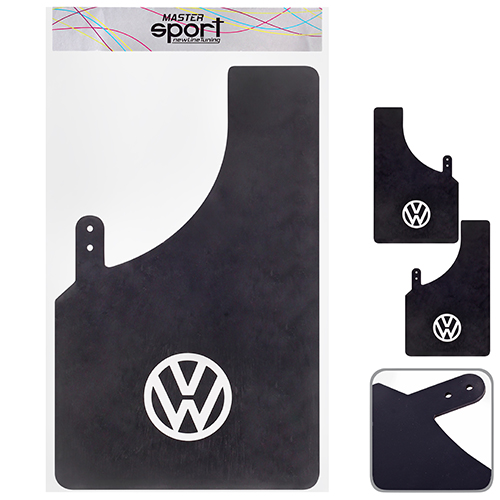 Бризковики MASTER SPORT VW великі універсальні гумові (2 шт.)