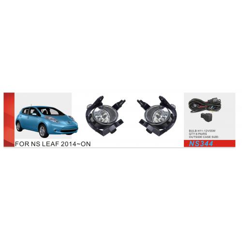 Протитуманні фари Nissan Leaf 2012-17, NS-344, H11-12V55W, eл.проводка