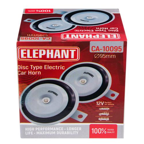Сигнал дисковый СА-10095, Еlephant, 12V, ?95mm (СА-10095)