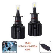 Лампи PULSO J1, H3, LED-chips CSP, 9-32v2*20w, 4000Lm, 6500K