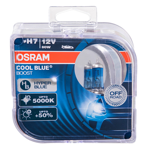 Автолампа OSRAM Cool Blue Boost +50% H7 12V 80W PX26d