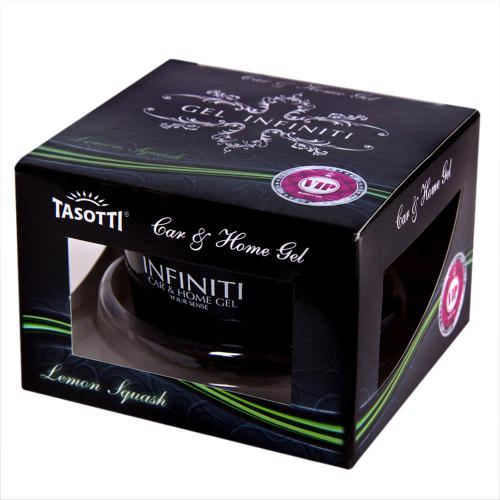 Ароматизатор на панель Tasotti, "Gel Infiniti"- 50 мл , Lemon Squash