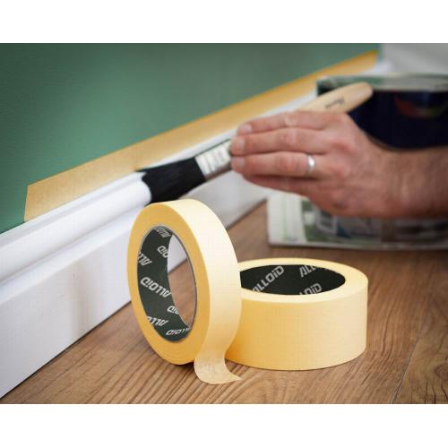 Стрічка малярська 24мм х 20м, 120мкм Alloid (MT-1202420)