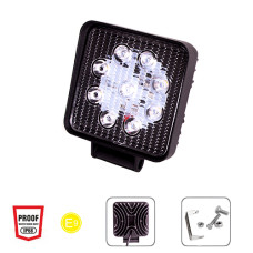 Фара робочого світла WLP-27S1F5 FLOOD 9Led*3W , 10-30V, 27W, 6000K