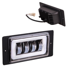 Фары дневного света 2114B DRL 00 4LED 0W 12V метал 175*85mm 52572 (2114B)