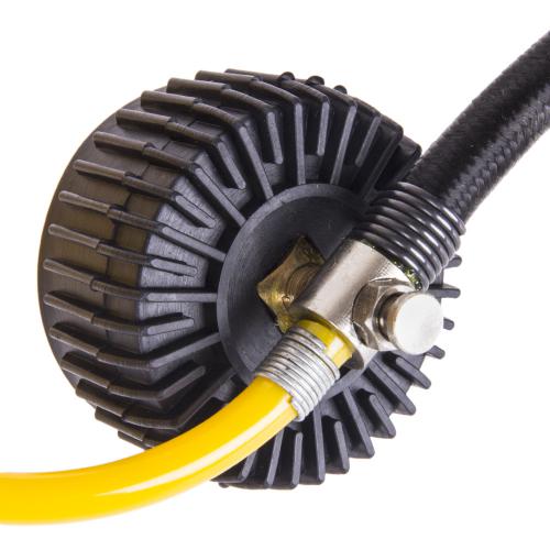 Компресор Вулкан КА-В12122 10 атм. 25Amp 90л клеммы шланг 7,5м с дефлятором Ліхтар 2 цилиндра