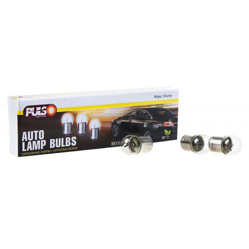 Лампа PULSO, габаритна S25, BA15s, R10W 24В 10Вт clear, 1 конт