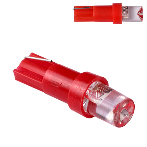 Лампа PULSO, габаритна, LED T5, 1SMD-3030, 12v, 0.5w, 3lm Red