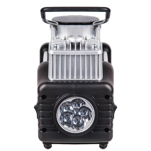 Компресор Вулкан КА-В12122 10 атм. 25Amp 90л клеммы шланг 7,5м с дефлятором Ліхтар 2 цилиндра