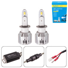 Лампи NAOEVO S4, LED, H1, Flip Chip, 9-16V, 30W, 3600Lm, EMERGENCY3000K, 3000K, 4300K, 6500K Лампи NAOEVO S4, LED, H1, Flip Chip, 9-16V, 30W, 3600Lm, EMERGENCY3000K, 3000K, 4300K, 6500K
