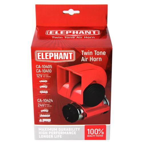 Сигнал повітряний CA-10424, Еlephant, 24V, червоний