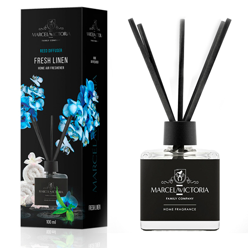 Ароматизатор рідкий для дому, офісу Tasotti "Reed diffuser" 100ml Fresh Linen