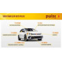 Лампа PULSO, габаритна, LED 1156, 9SMD-2835, 12v, 7w, 665lm White