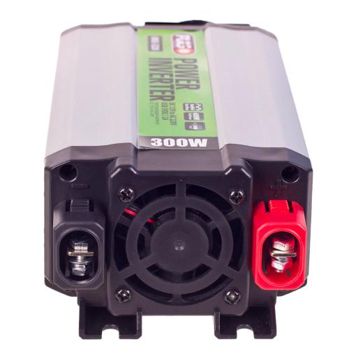 Перетворювач напруги PULSO IMU-320 (12V-220V, 300W, USB-5VDC2.0A, мод.хвиля, Клеми)