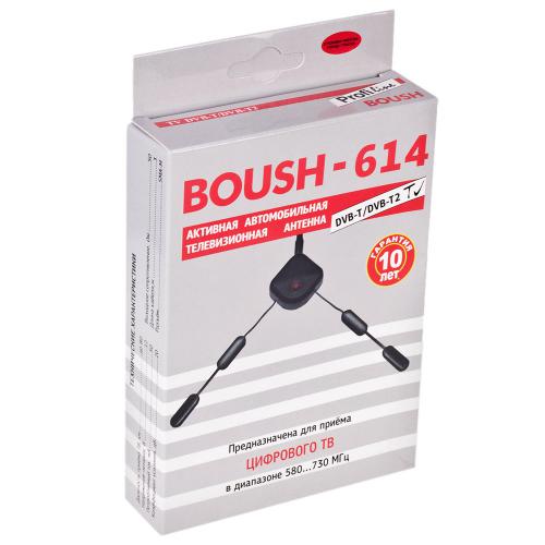 Антенна активная телевизионная "BOUSH-614 DVB-T/T2 (ДМВ) внутрисалонная, HDR, разъем SMA (BOUSH-614)