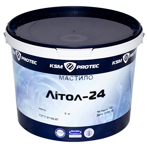 Мастило Літол-24 KSM Protec відро 9 кг