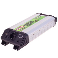 Перетворювач напруги PULSO, IMU-1520, 12V-220V, 1500W, USB-5VDC2.0A, мод.хвиля, клеми