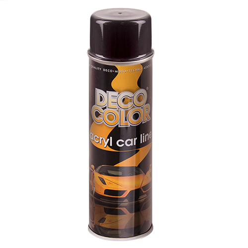 Deco Color Краска аэроз. 500ml акриловая черный блеск (67084 720491)