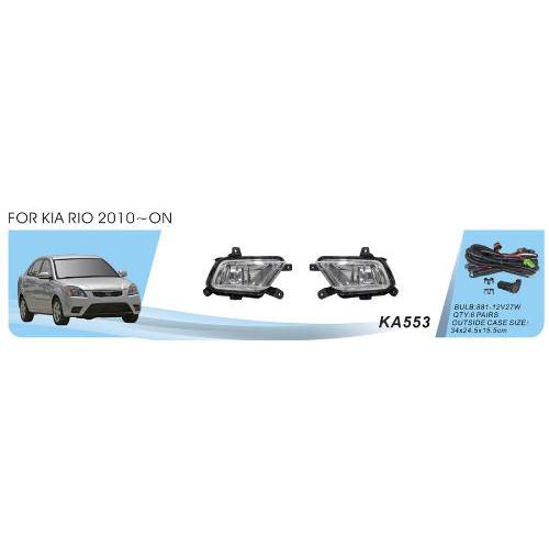 Протитуманні фари KIA Rio, 2009-11, KA-553, 881-12V27W, ел.проводка