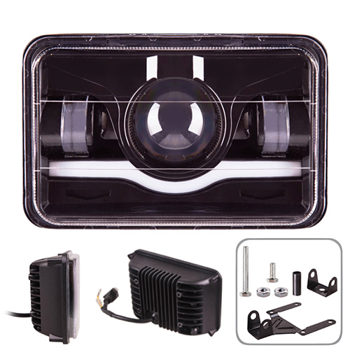 Фара робочого світла + DRL LP - 50M2 SPOT+FLOOD 5Led*10W (170*110*75)10-30V, 50W, 6000K