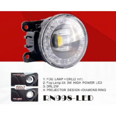 Протитуманні фари Renault, HD, NS, MB, SZ Cars, RN-998L, LED-12V9W+DRL-2W, 2в1, ел.проводка
