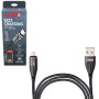 Кабель магнітний VOIN USB - Micro USB 3А, 1m, black (швидка зарядка , передача даних)