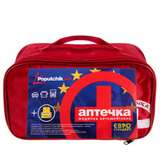 Аптечка медична автомобiльна "Євростандарт" (02-024-М), м&apos,який футляр (02-024-М)