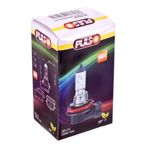 Лампа PULSO, галогенна HB4, 9006, P22D 12v55w clear, c, box
