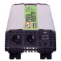 Перетворювач напруги PULSO, IMU-2020, 12V-220V, 2000W, USB-5VDC2.0A, мод.хвиля, клеми