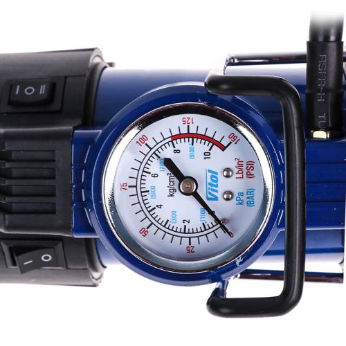 Компресор "ViTOL" К-60 150psi, 15Amp, 40л, лiхтар, прикурювач